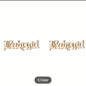 Boutique Babygirl Earrings-Rose Goldtone